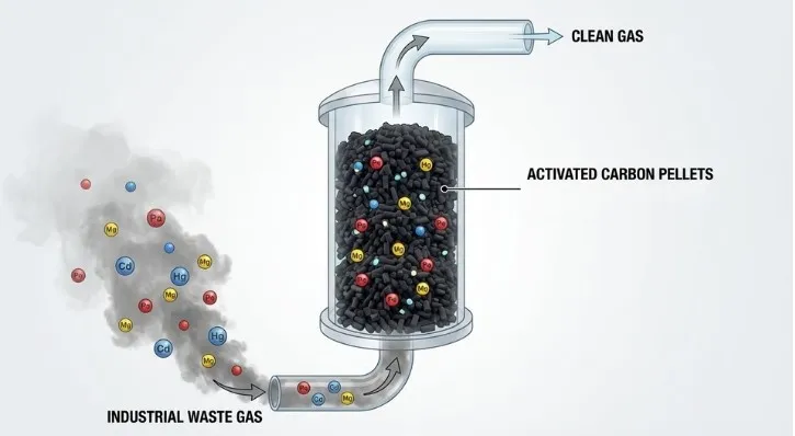 Pellet Activated Carbon For Heavy Metal Removal - Tingyuan Carbon