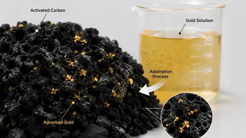 How Activated Carbon Adsorbs Gold - Tingyuan Activated Carbon