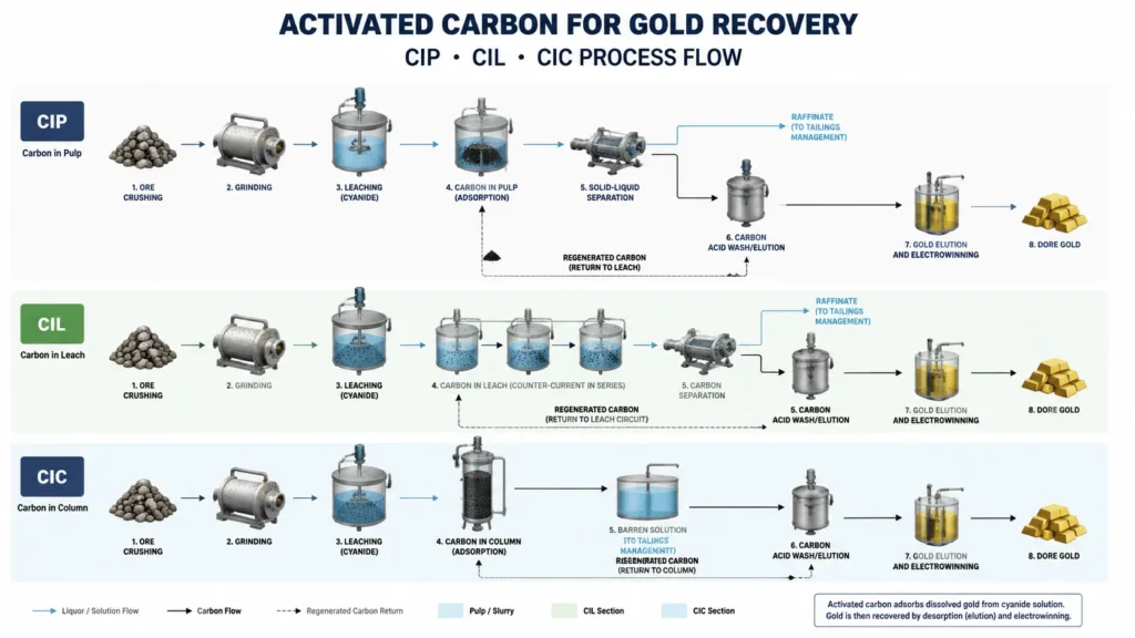 Key Process In Gold Recovery - Tingyuan Activated Carbon